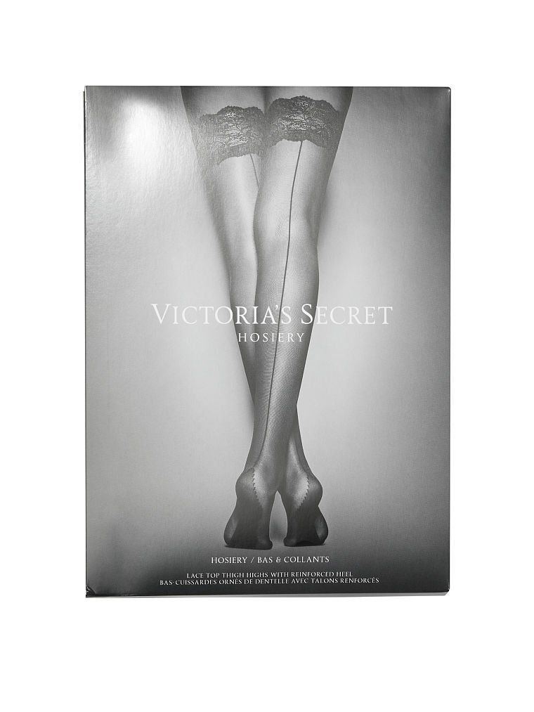Панчохи Very Sexy Lace Top Thigh Highs with Reinforced Heel Victoria’s Secret, XS