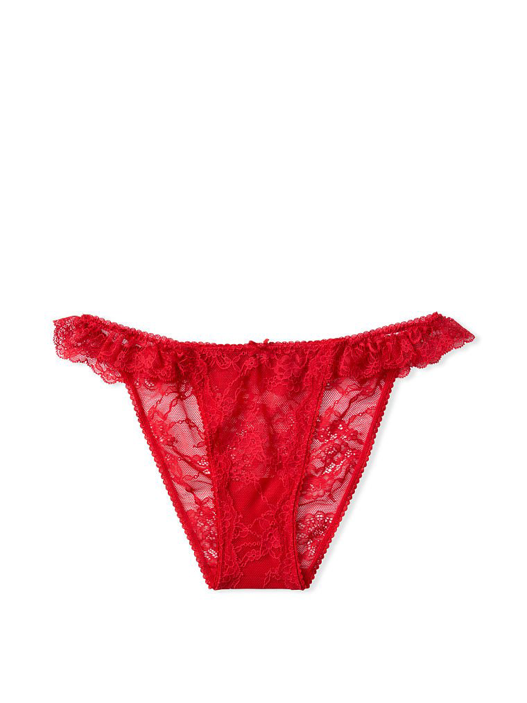Трусики Dream Angels Lace Midi Bikini Panty красные, S