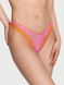 Трусики tease mesh lace-trim high-leg thong panty, L