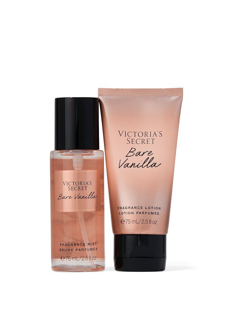 Подарунковий набір Victoria’s Secret Body Care Bare Vanilla Mini Mist & Lotion Duo