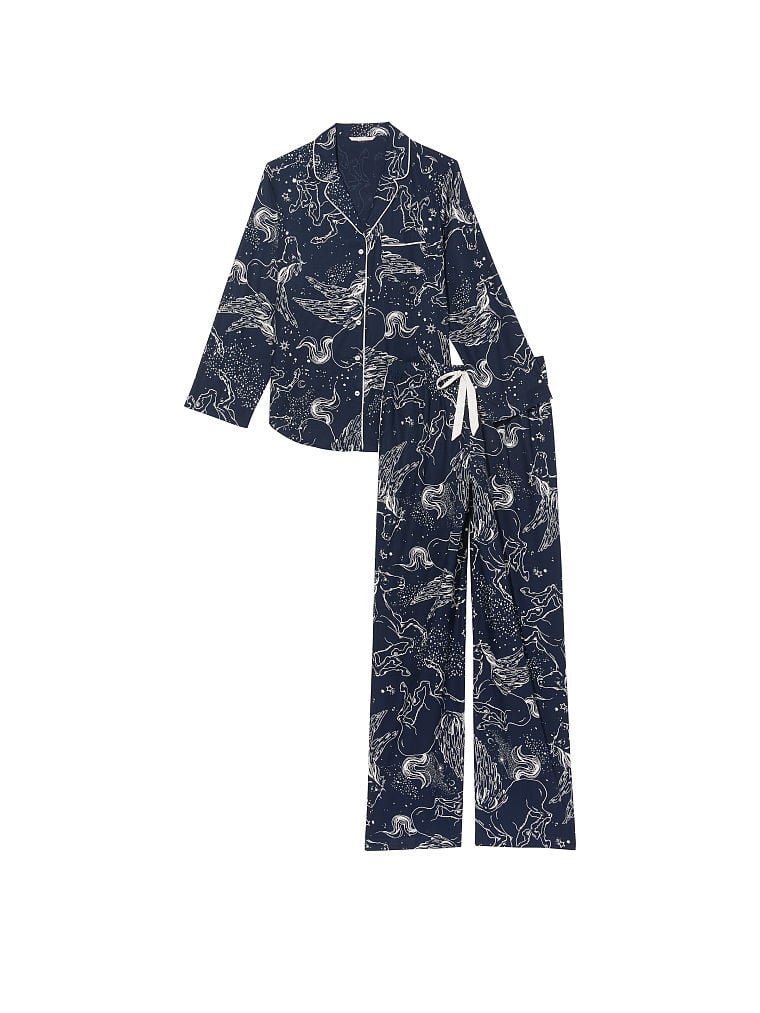 Піжама фланелева flannel long pajama set, S