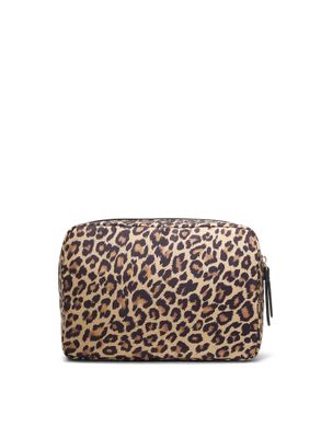 Леопардовая косметичка leopard travel makeup pouch