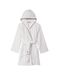 Халат теплий з капюшоном Victoria’s Secret Hooded Short Cozy Robe білий, M/L