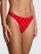 Трусики logo cotton shine nigh-leg thong panty, M