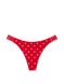 Трусики logo cotton shine nigh-leg thong panty, M