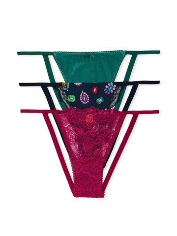 Набор трусиков 3-pack charm v-string panties, L