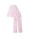 Котонова піжама cotton long pajama set, XS