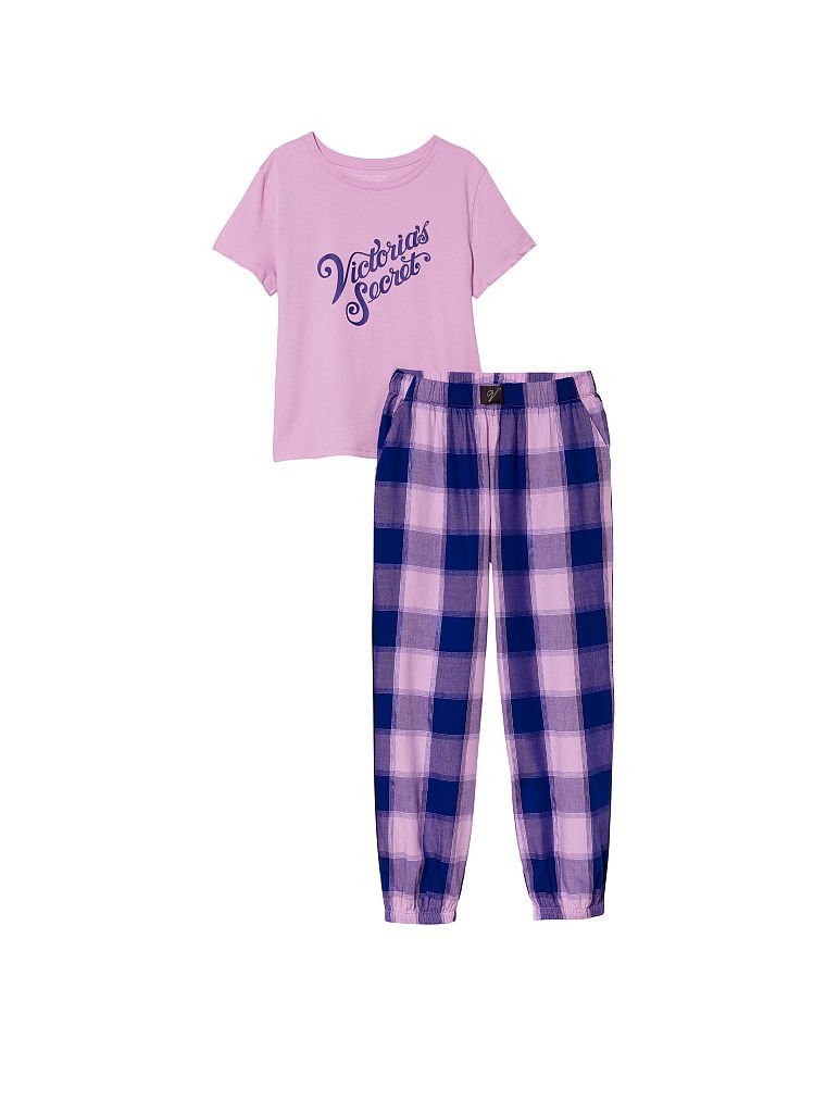 Пижама фланелевая flannel jogger tee-jama, XS