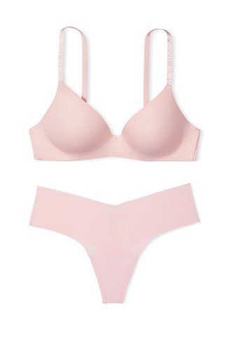 Безшовний комплект білизни T-Shirt Lightly-Lined Wireless Bra, 34B+ S