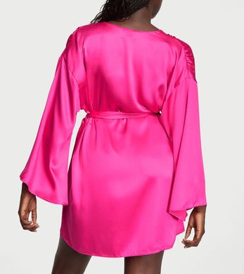 Сатиновий халат satin short robe, XS/S