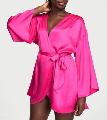 Сатиновий халат satin short robe, XL/XXL