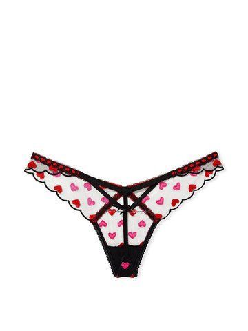 Трусики Dream Angels Heart Embroidery V-String Panty
