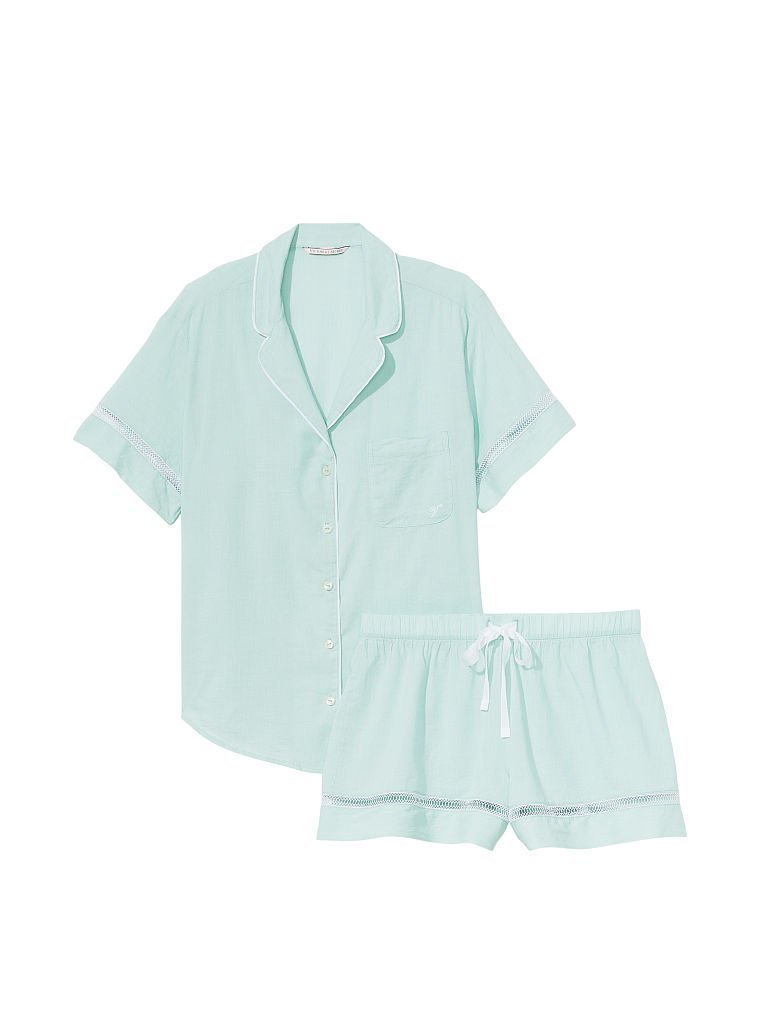 Хлопковая пижама Cotton Short PJ Set с шортами, XS