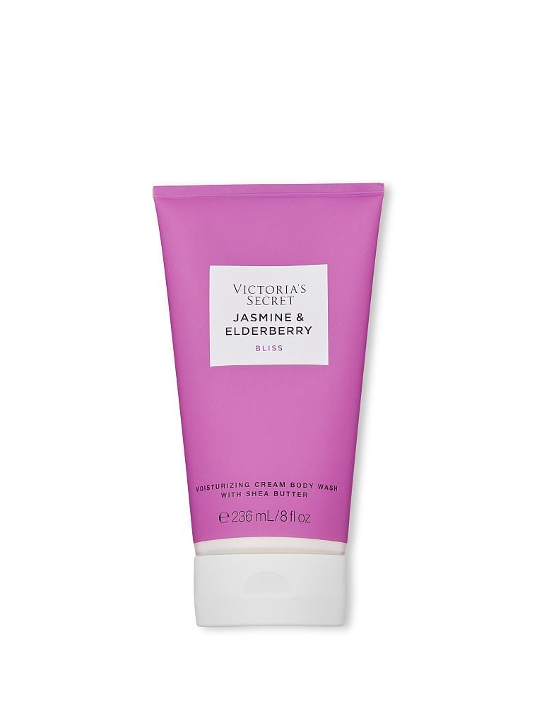 Крем-гель для душа  Jasmine & Elderberry Natural Beauty Moisturizing Cream Body Wash Victoria’s Secret
