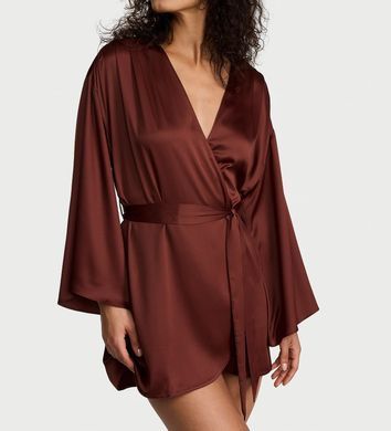 Сатиновий халат satin short robe, M/L