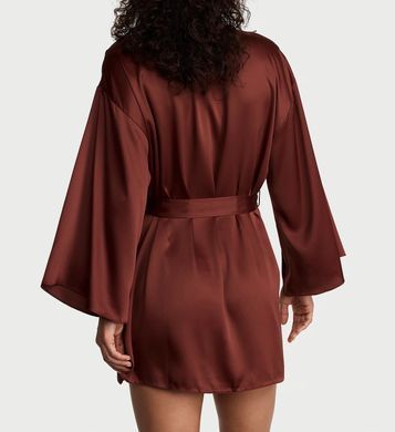 Сатиновий халат satin short robe, M/L