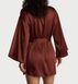 Сатиновий халат satin short robe, M/L