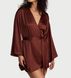 Сатиновий халат satin short robe, M/L