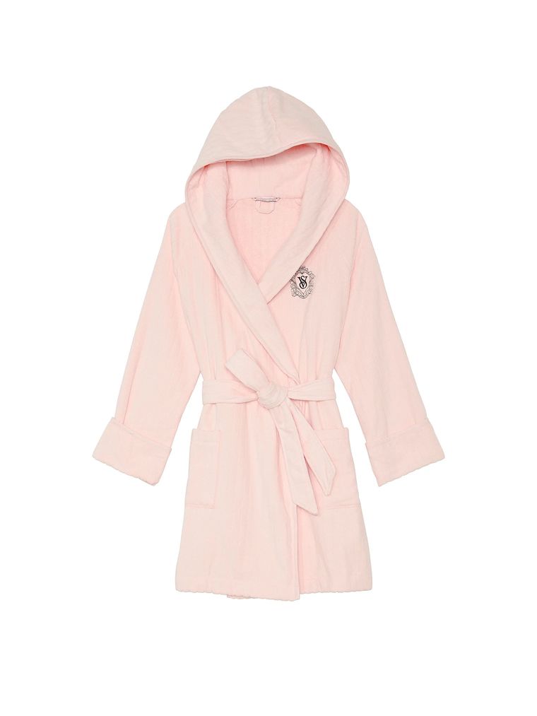 Махровий халат terry hooded short robe, XS/S