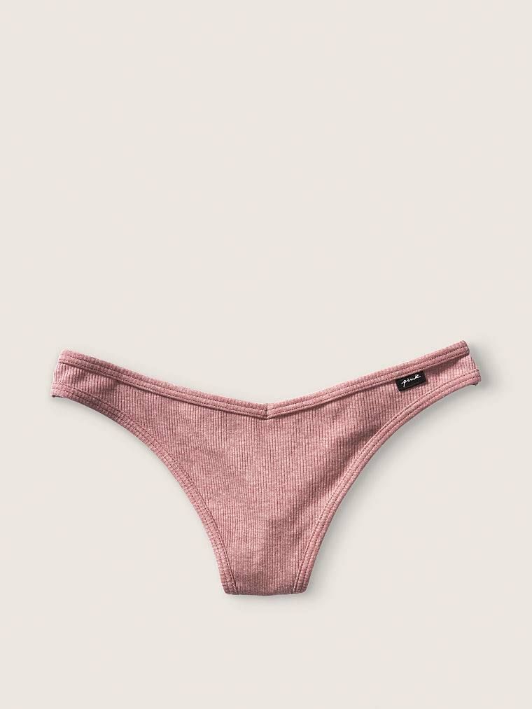 Трусики Pink Victoria’S Secret Cotton Thong