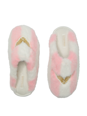 Домашні капці luxe plush closed-toe slippers, L