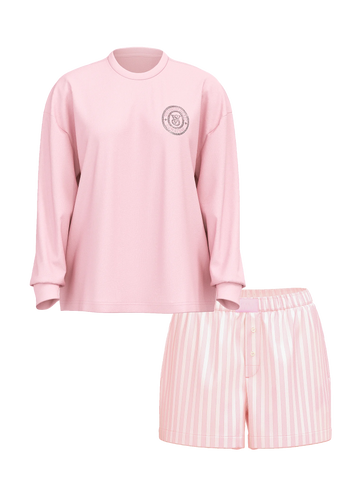 Пижама flannel long-sleeve tee-jama set, XS