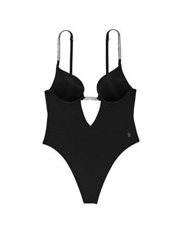 Боди Very Sexy Plunge Convertible Shine Bodysuit со стразами