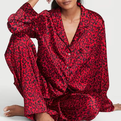 Сатиновая пижама Satin Long Pajama Set, М
