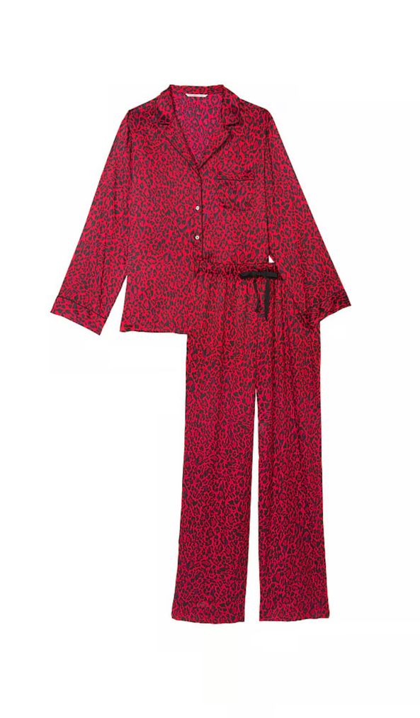 Сатиновая пижама Satin Long Pajama Set, XS