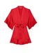 Сатиновый халат satin flounce robe, M/L