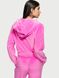 Велюровый спортивный костюм Velour Front-zip Electric Pink Graphic Victoria’s Secret, S