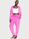 Велюровый спортивный костюм Velour Front-zip Electric Pink Graphic Victoria’s Secret, S