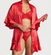 Сатиновый халат satin flounce robe, M/L