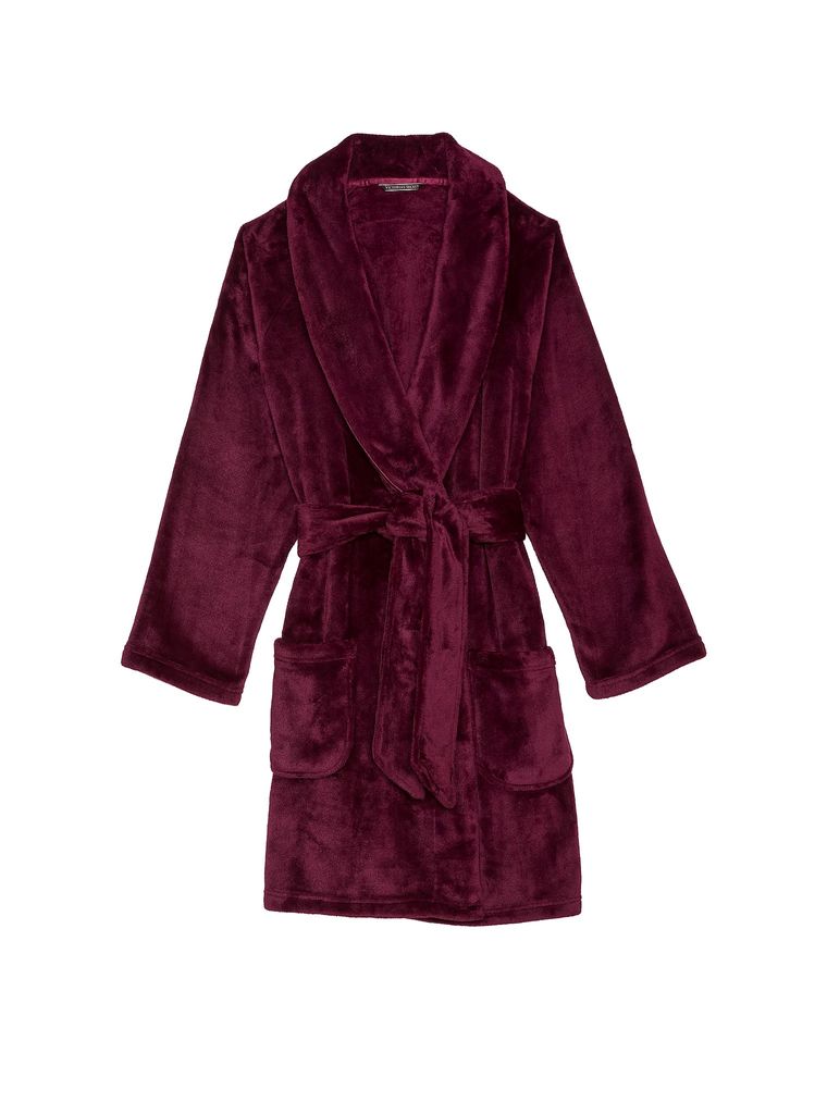 Халат плюшевый short cozy robe, M/L