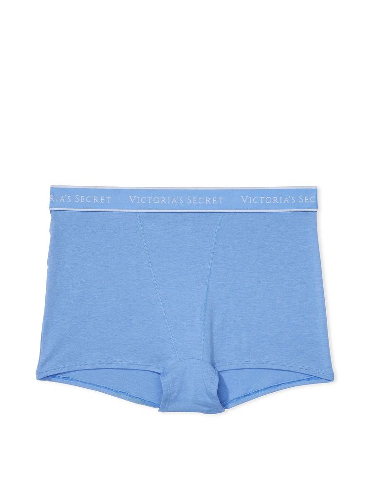 Трусики logo cotton high-waist boyshort panty, XS