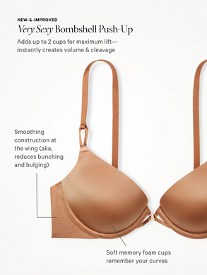 Бюстгальтер bombshell add-2-cups push-up bra, 34B