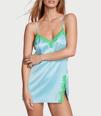 Пеньюар сатиновий tease satin mini slip, L