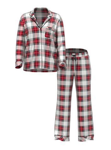 Фланелева піжама flannel long pajama set. XL