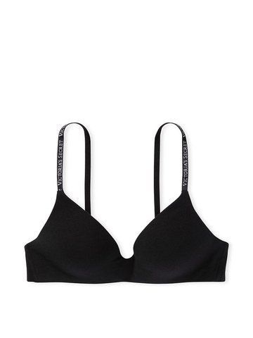 Бюстгальтер The T-Shirt Cotton Bra в черном цвете, 36B