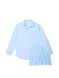 Котоновая пижама cotton long-sleeve shirt & shorts set, XS