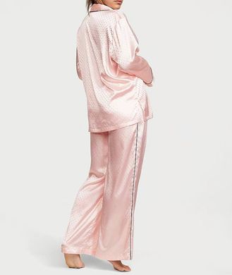 Пижама dew drop satin long pajama set с камнями , M