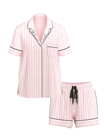Фланелева піжама flannel short pajama set, M
