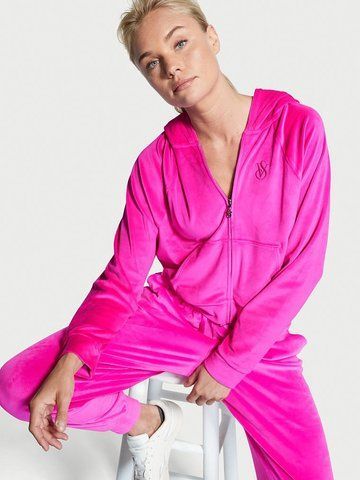 Велюровый спортивный костюм Velour Front-zip, L