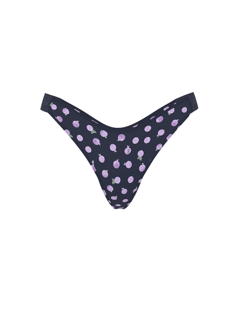 Трусики logo cotton shine nigh-leg thong panty, M