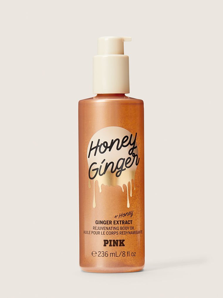 Масло для тела Honey Ginger Body Oil Pink Victoria’s Secret