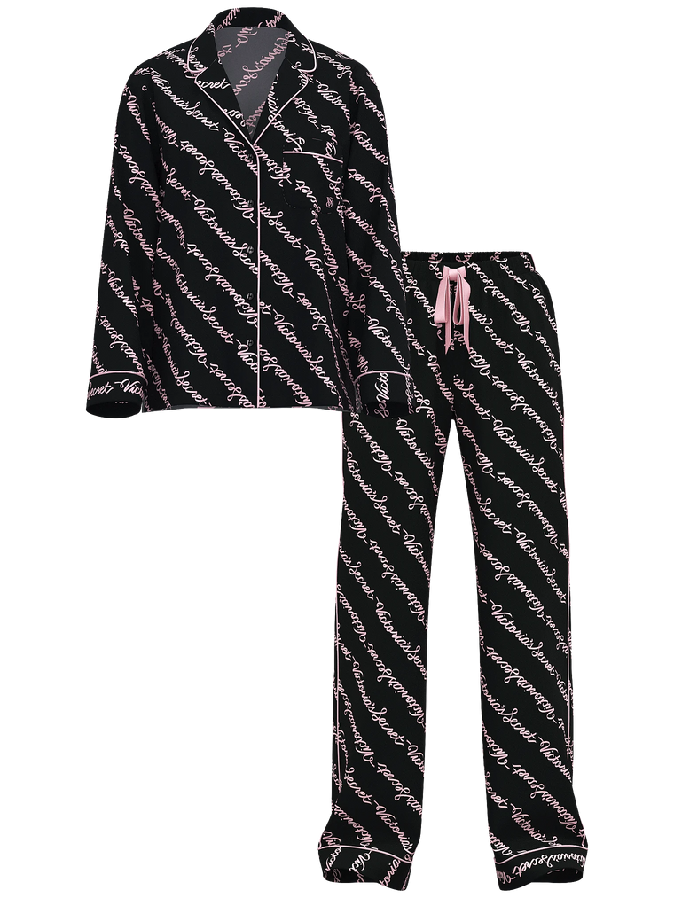 Піжама фланелева flannel long pajama set, XS