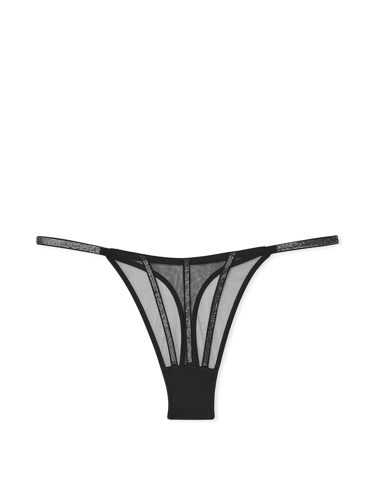 Трусики sheer shine thong panty, S