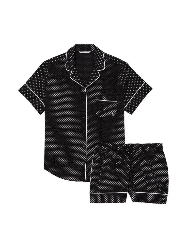 Хлопковая пижама Cotton Short Pajama Set с шортами, S