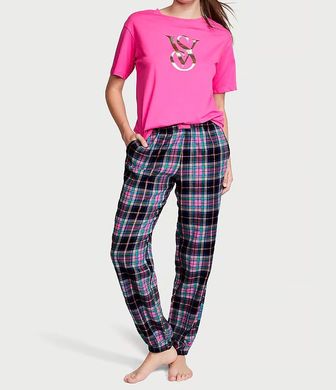 Пижама фланелевая flannel jogger tee-jama, M
