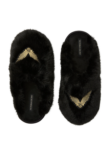 Домашні тапочки luxe plush closed-toe slippers, M